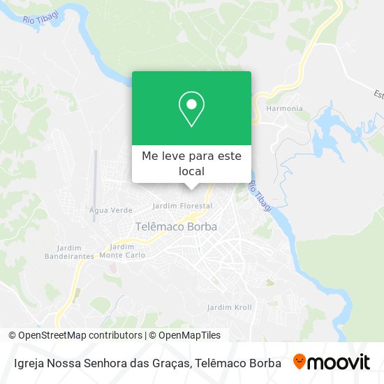 Igreja Nossa Senhora das Graças mapa