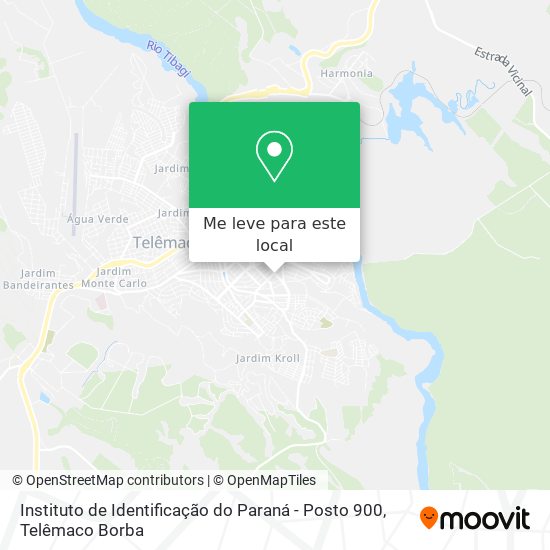 Instituto de Identificação do Paraná - Posto 900 mapa