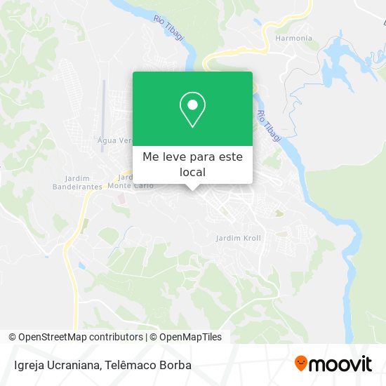 Igreja Ucraniana mapa