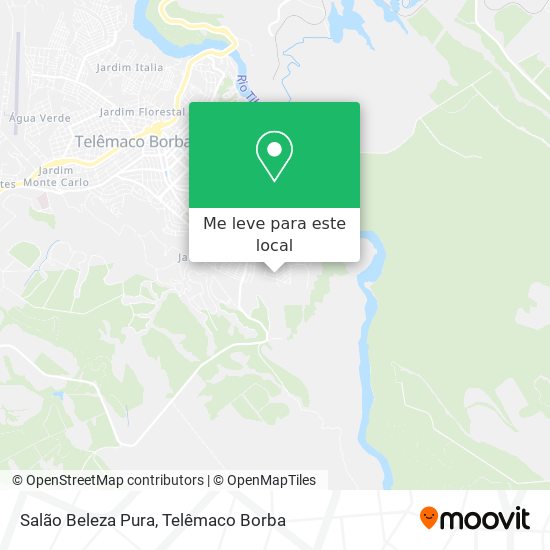 Salão Beleza Pura mapa