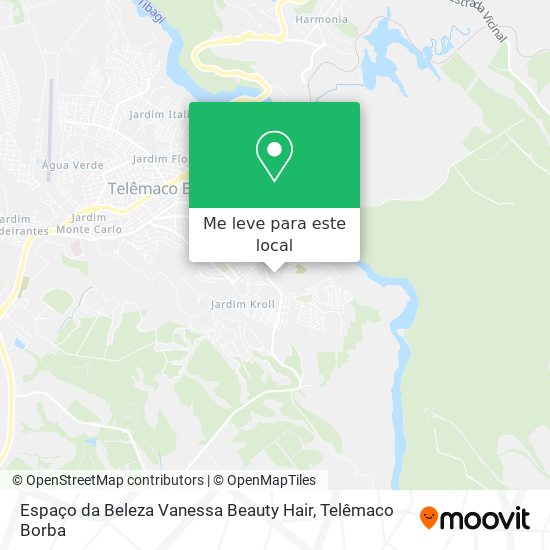 Espaço da Beleza Vanessa Beauty Hair mapa
