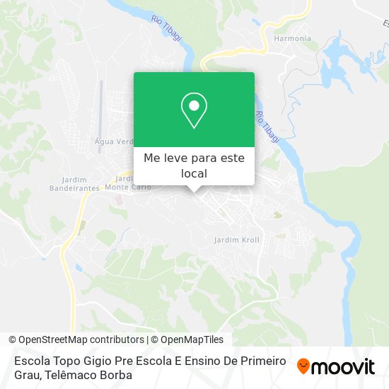 Escola Topo Gigio Pre Escola E Ensino De Primeiro Grau mapa