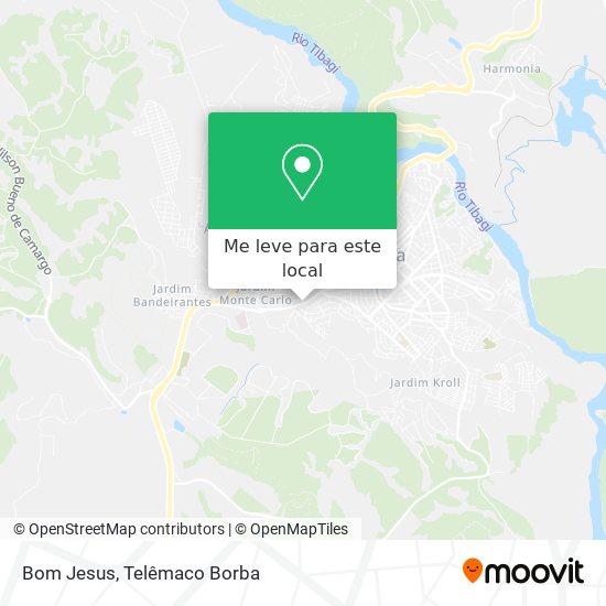 Bom Jesus mapa