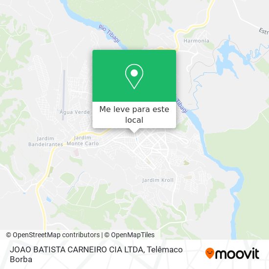 JOAO BATISTA CARNEIRO CIA LTDA mapa