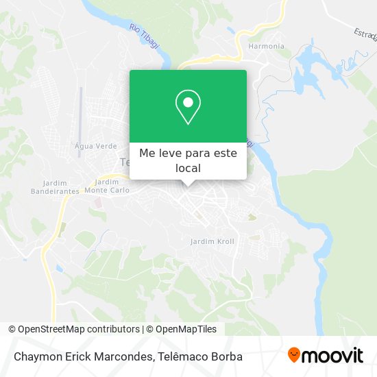 Chaymon Erick Marcondes mapa