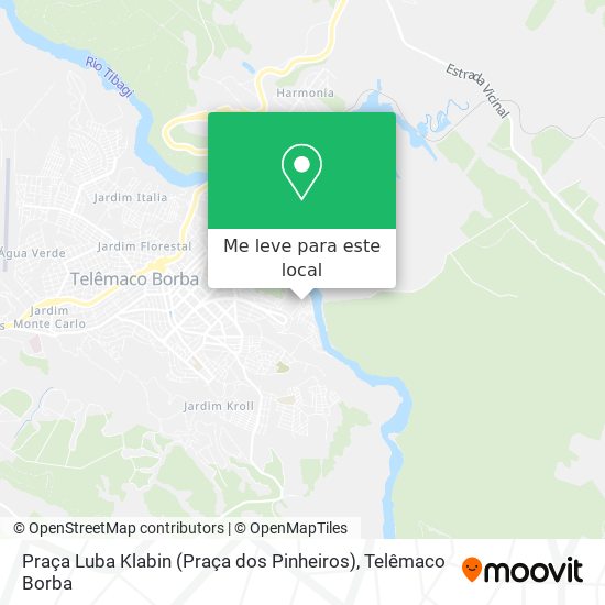 Praça Luba Klabin (Praça dos Pinheiros) mapa