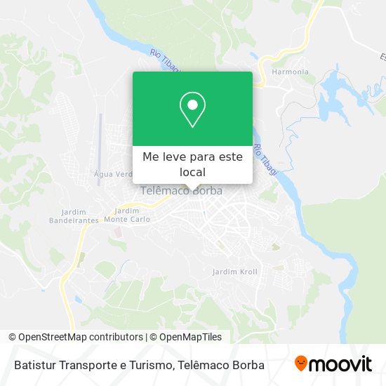 Batistur Transporte e Turismo mapa