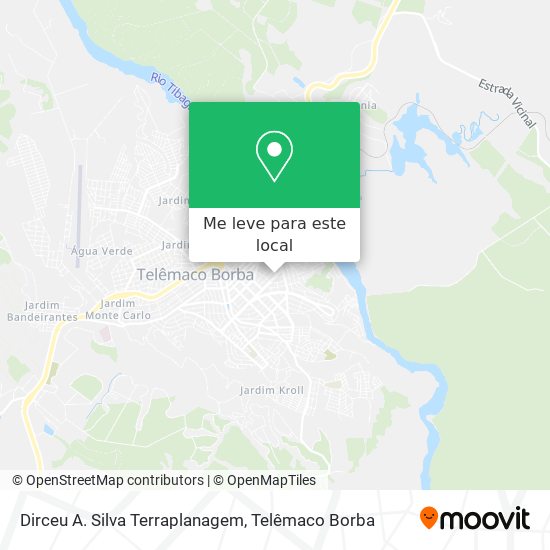 Dirceu A. Silva Terraplanagem mapa