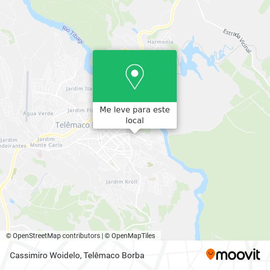 Cassimiro Woidelo mapa