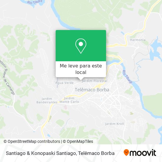 Santiago & Konopaski Santiago mapa