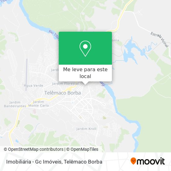 Imobiliária - Gc Imóveis mapa