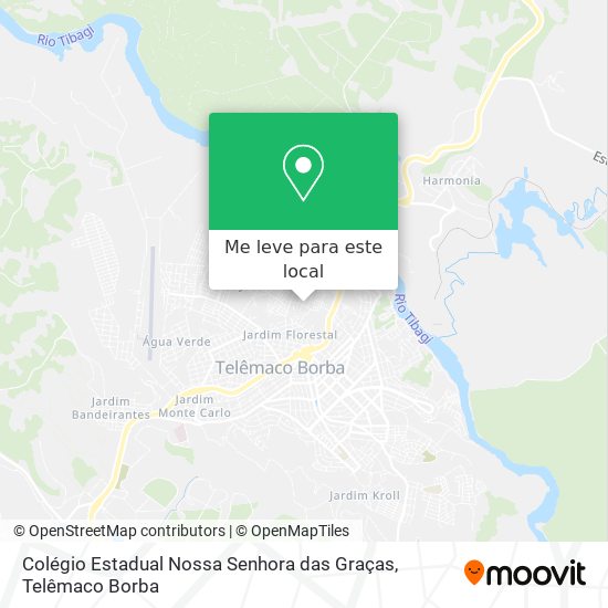 Colégio Estadual Nossa Senhora das Graças mapa