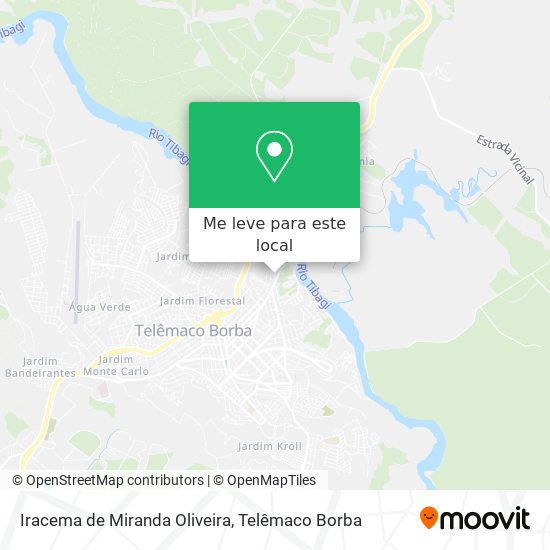 Iracema de Miranda Oliveira mapa