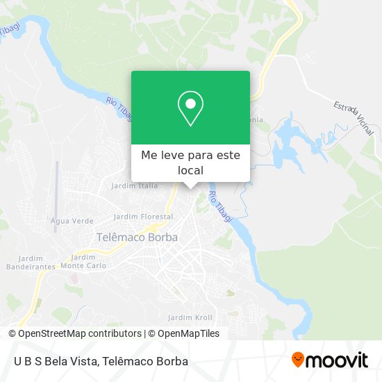 U B S Bela Vista mapa