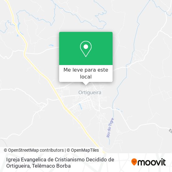 Igreja Evangelica de Cristianismo Decidido de Ortigueira mapa