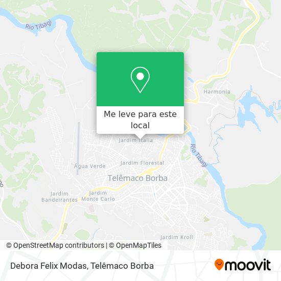 Debora Felix Modas mapa