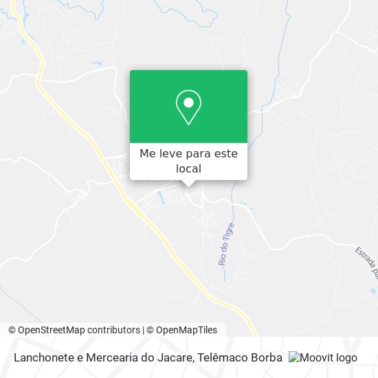 Lanchonete e Mercearia do Jacare mapa