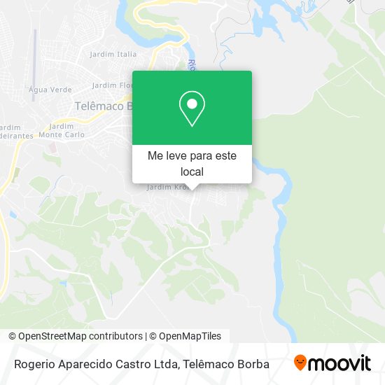 Rogerio Aparecido Castro Ltda mapa