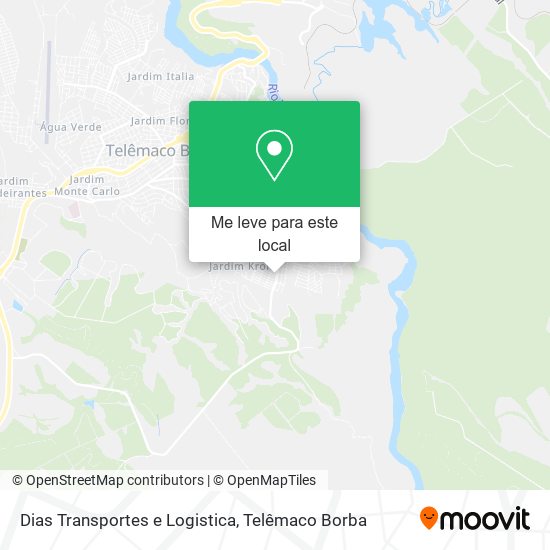 Dias Transportes e Logistica mapa