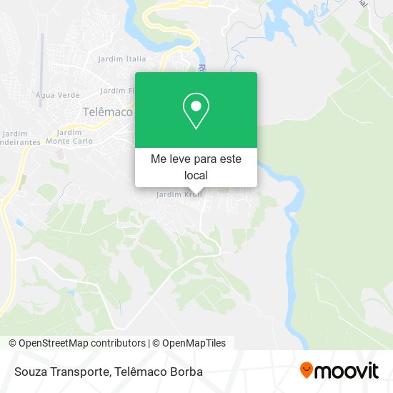 Souza Transporte mapa