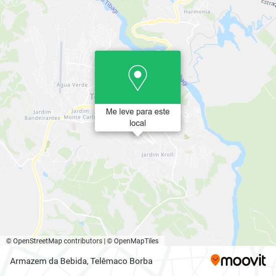 Armazem da Bebida mapa