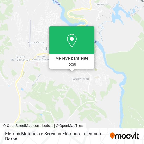 Eletrica Materiais e Servicos Eletricos mapa