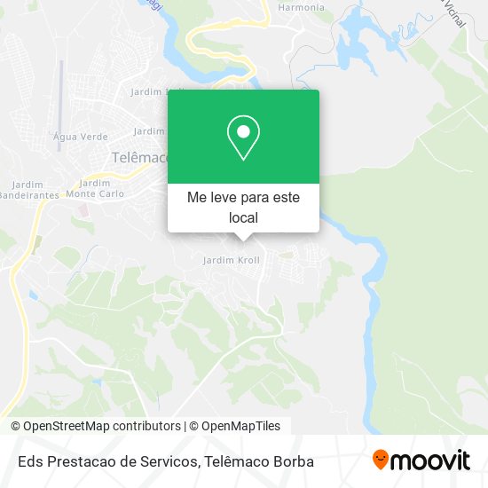 Eds Prestacao de Servicos mapa