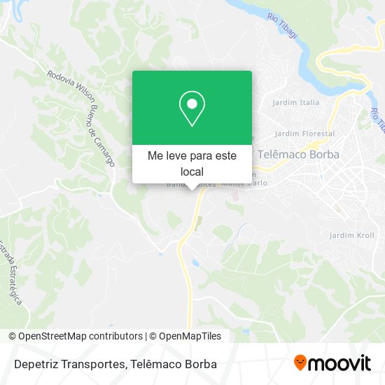 Depetriz Transportes mapa