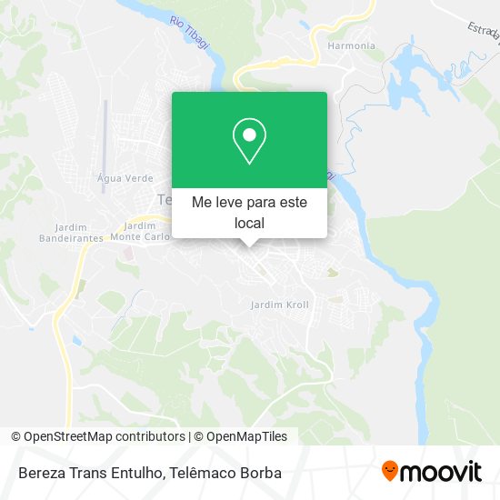 Bereza Trans Entulho mapa