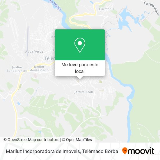 Mariluz Incorporadora de Imoveis mapa