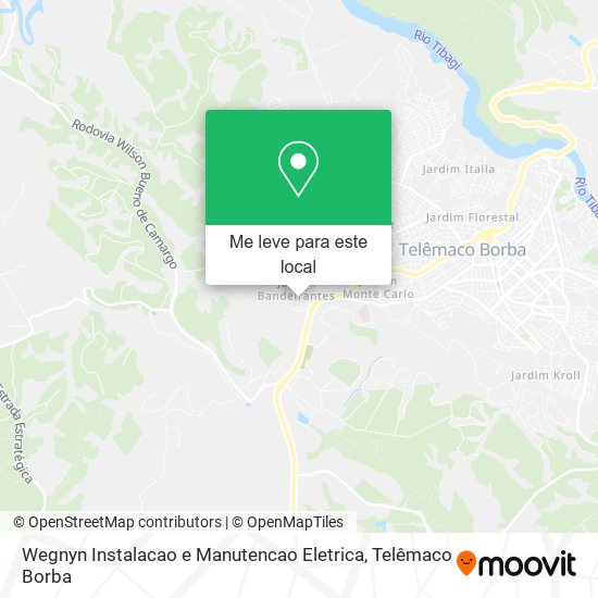 Wegnyn Instalacao e Manutencao Eletrica mapa