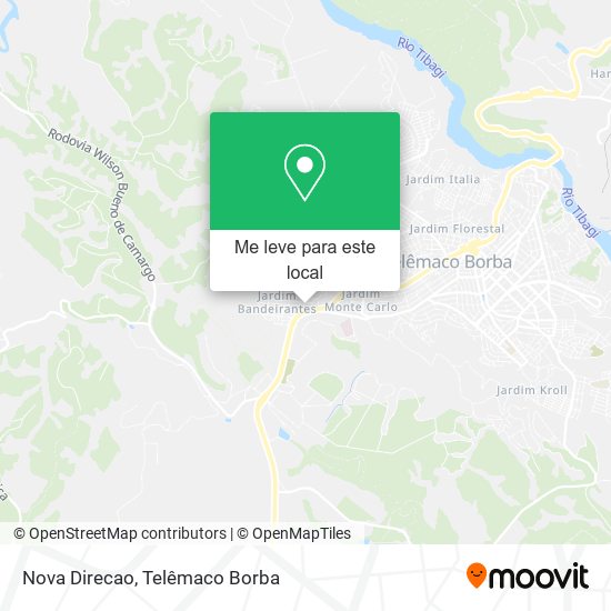 Nova Direcao mapa