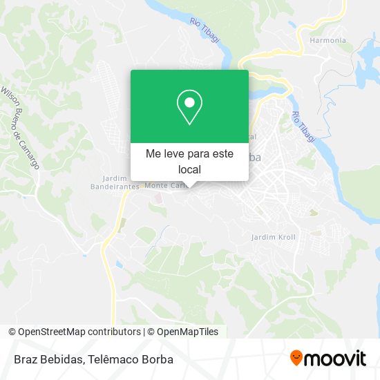 Braz Bebidas mapa