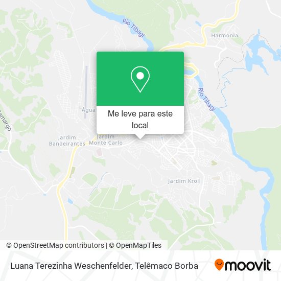 Luana Terezinha Weschenfelder mapa