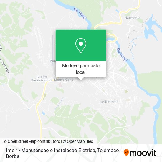 Imeir - Manutencao e Instalacao Eletrica mapa