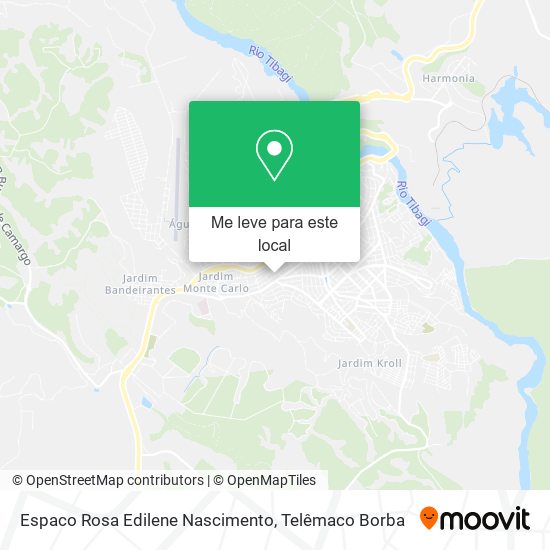 Espaco Rosa Edilene Nascimento mapa