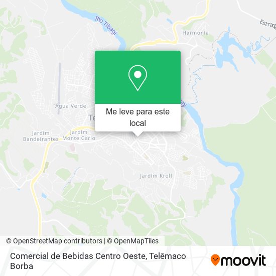 Comercial de Bebidas Centro Oeste mapa