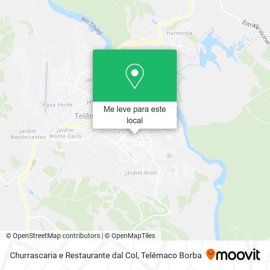 Churrascaria e Restaurante dal Col mapa