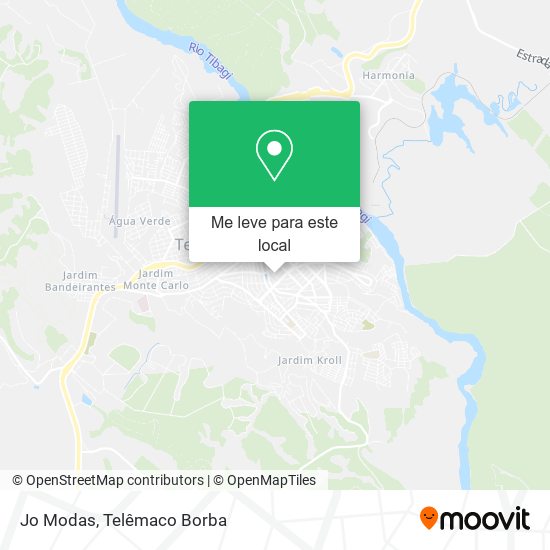 Jo Modas mapa