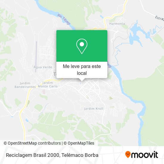 Reciclagem Brasil 2000 mapa