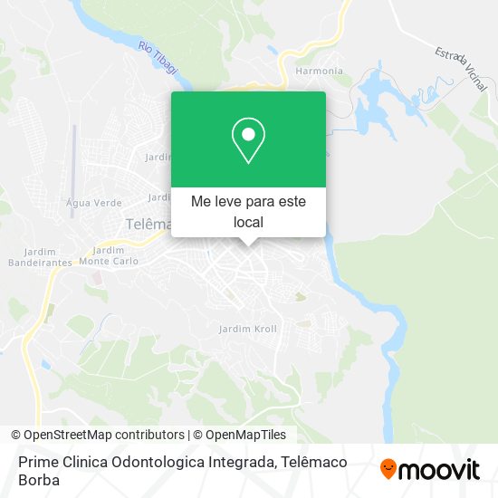 Prime Clinica Odontologica Integrada mapa