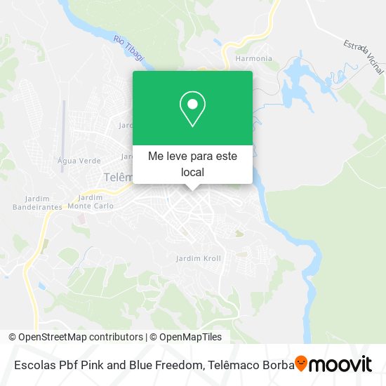 Escolas Pbf Pink and Blue Freedom mapa