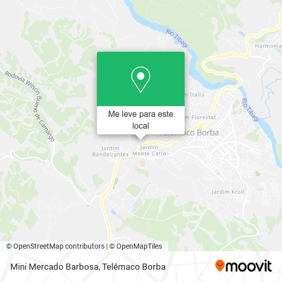 Mini Mercado Barbosa mapa