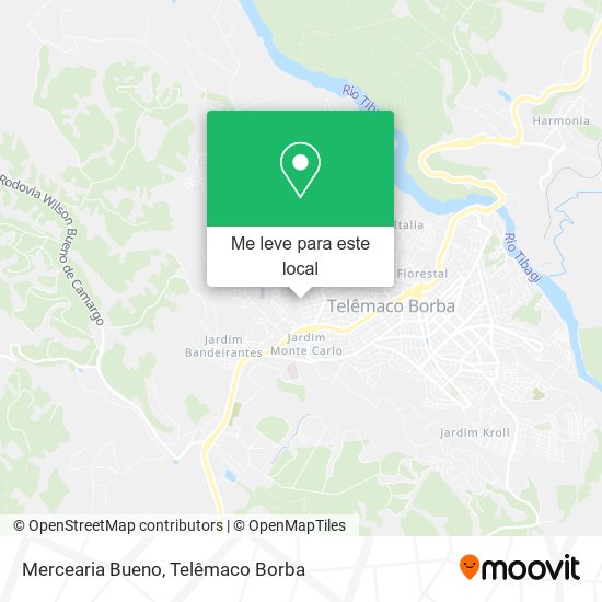 Mercearia Bueno mapa