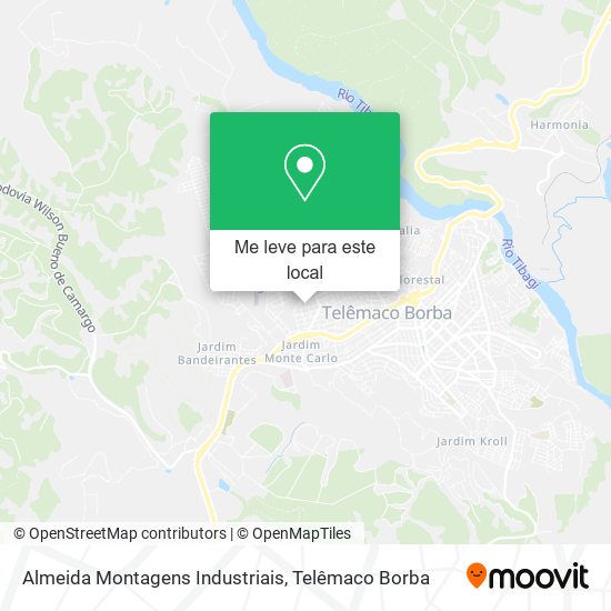 Almeida Montagens Industriais mapa