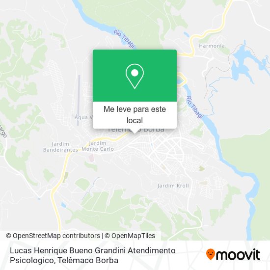 Lucas Henrique Bueno Grandini Atendimento Psicologico mapa