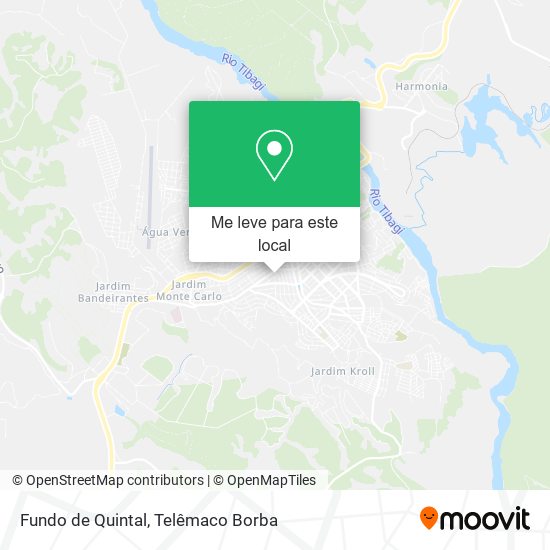 Fundo de Quintal mapa