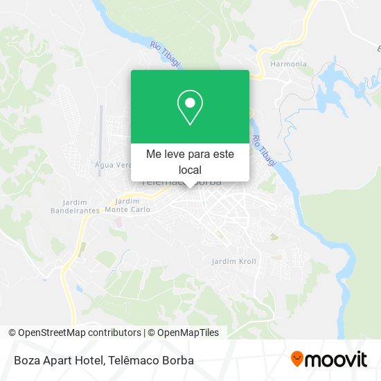 Boza Apart Hotel mapa