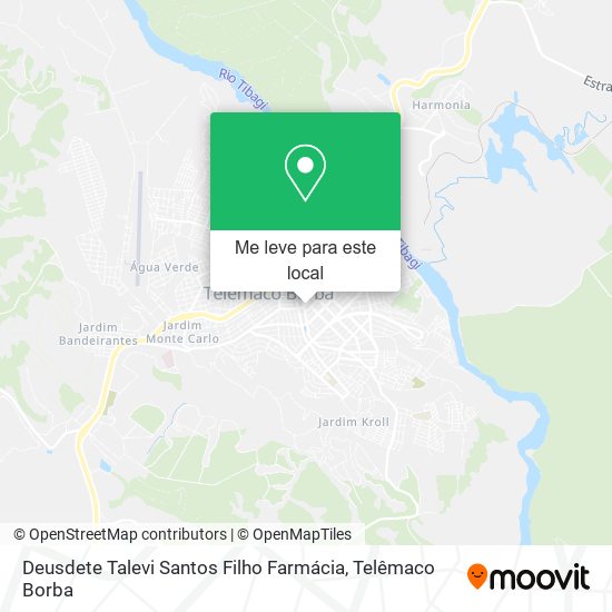 Deusdete Talevi Santos Filho Farmácia mapa