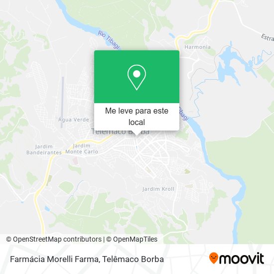 Farmácia Morelli Farma mapa